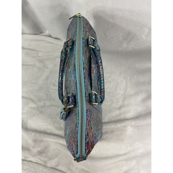 NWT Brahmin Large Duxbury Frisky Montego Leather Satchel & Veronica Wallet - Picture 10 of 12